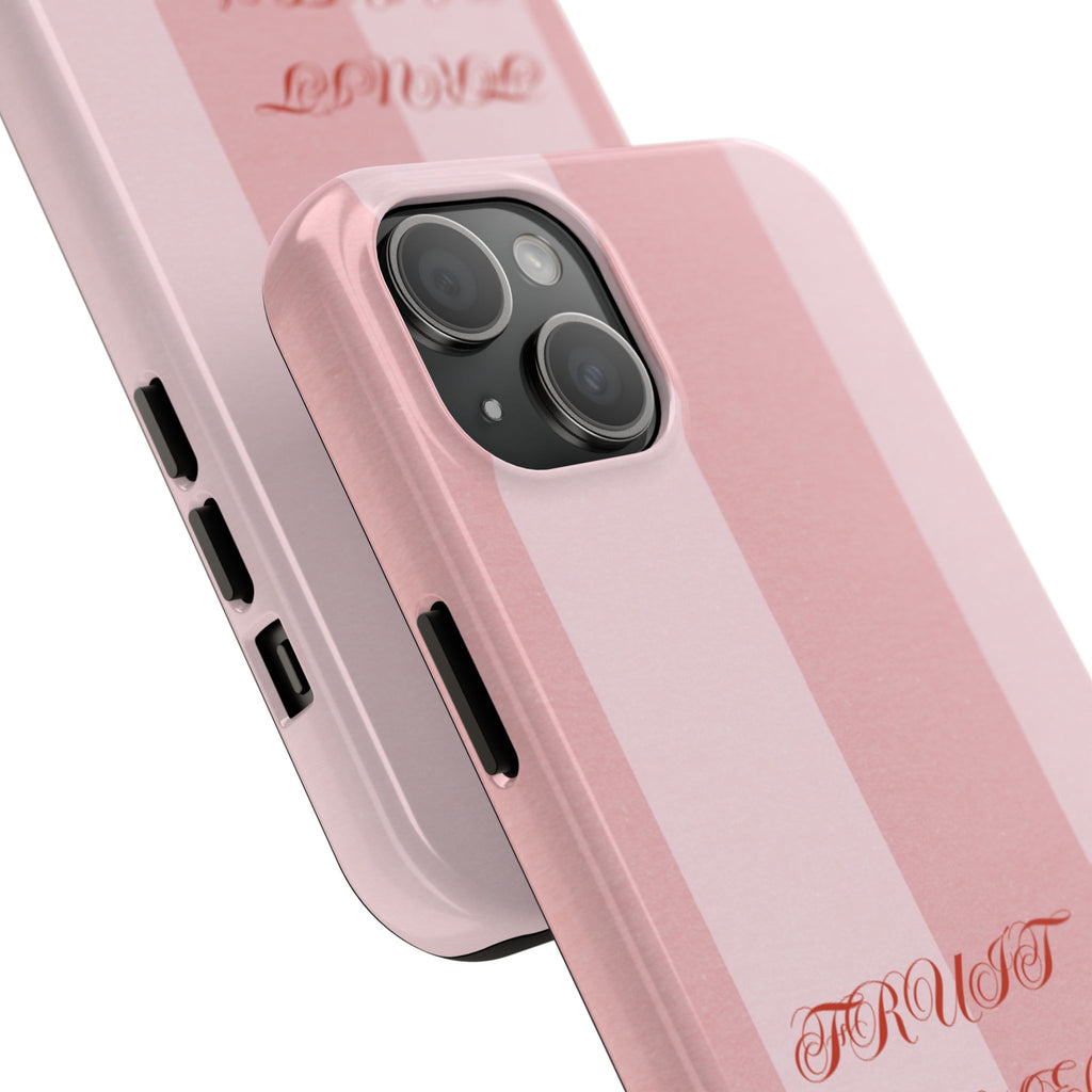 Soft Pink Fruit Takes Time Phone Case
