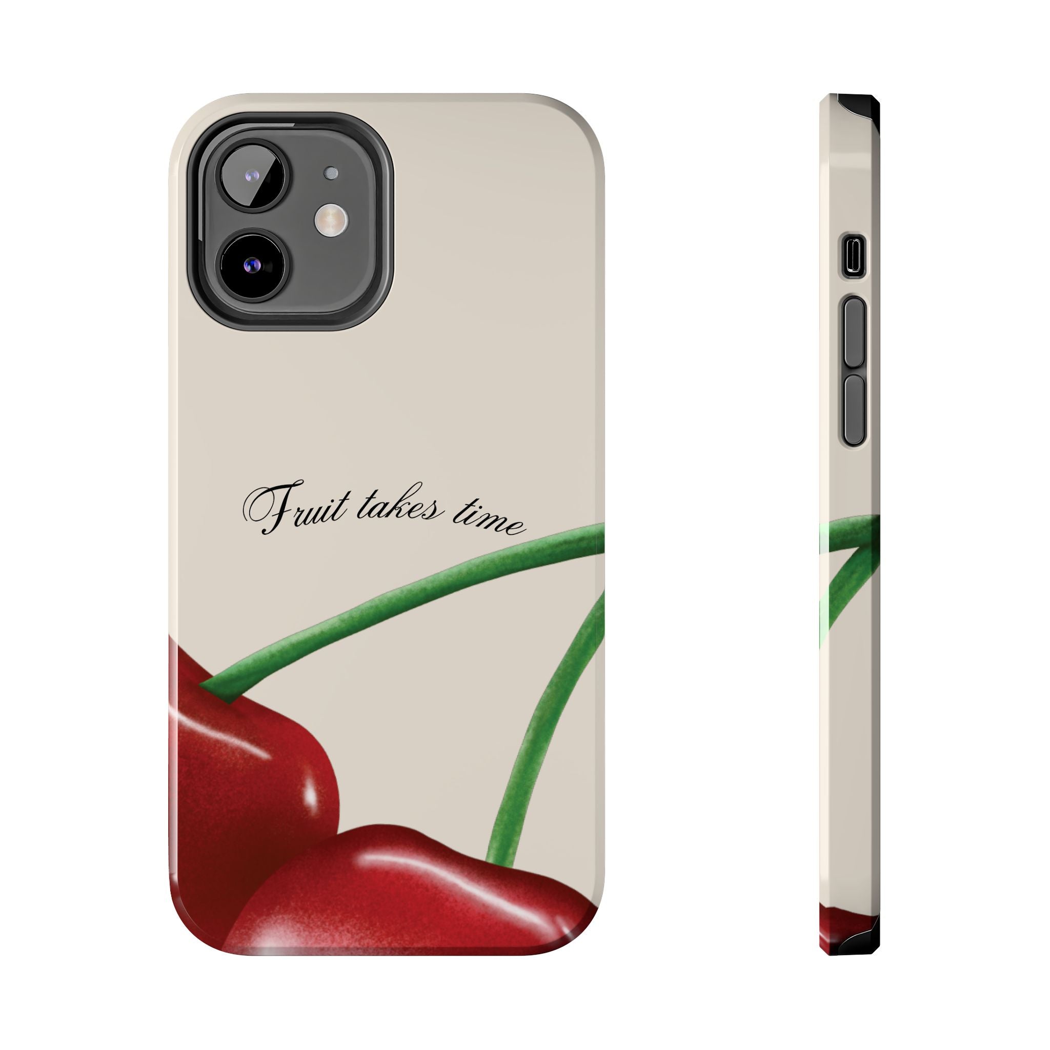 Soft Cherry Fruit Takes Time Phone Case