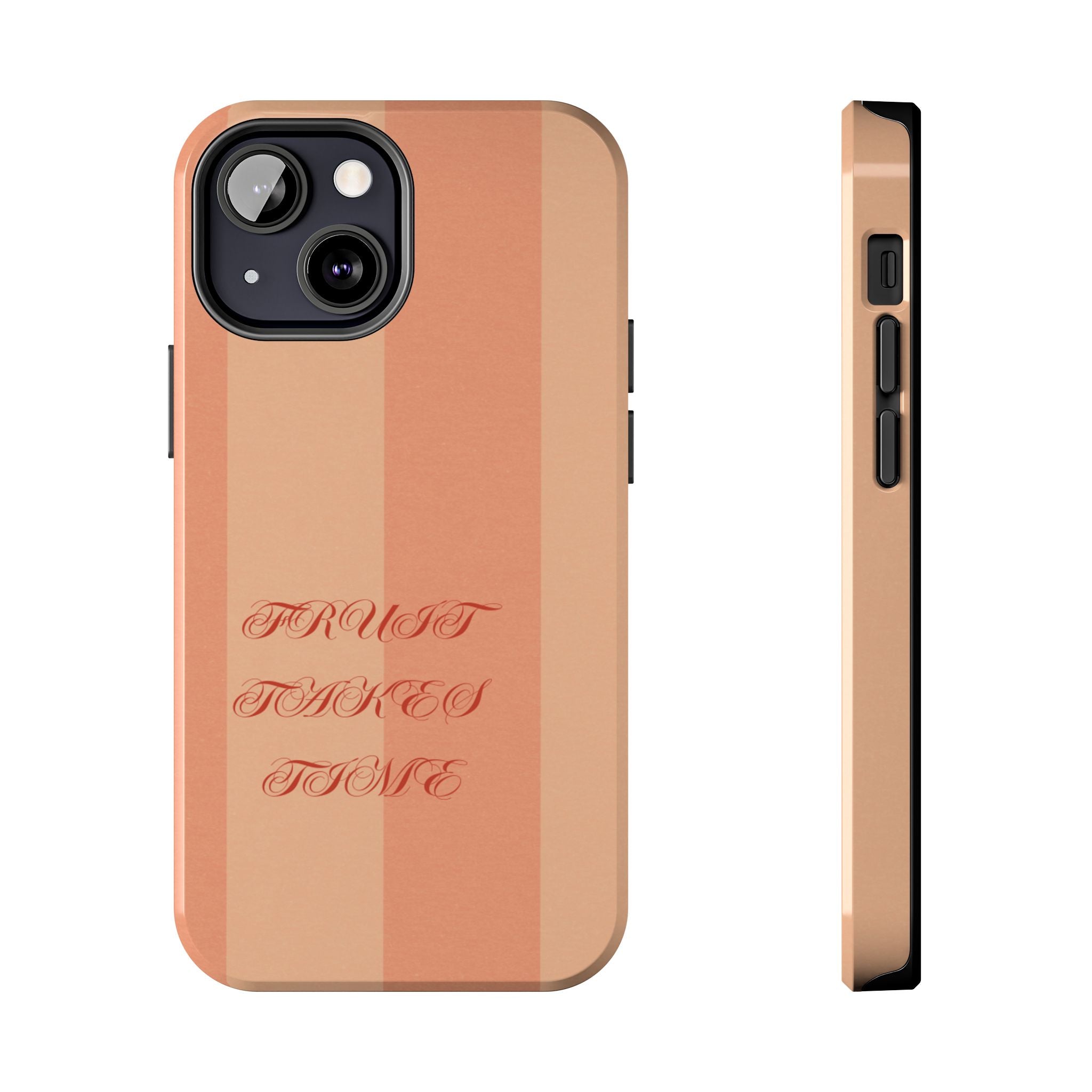 Muted Terracotta Fruit Takes Time Phone Case
