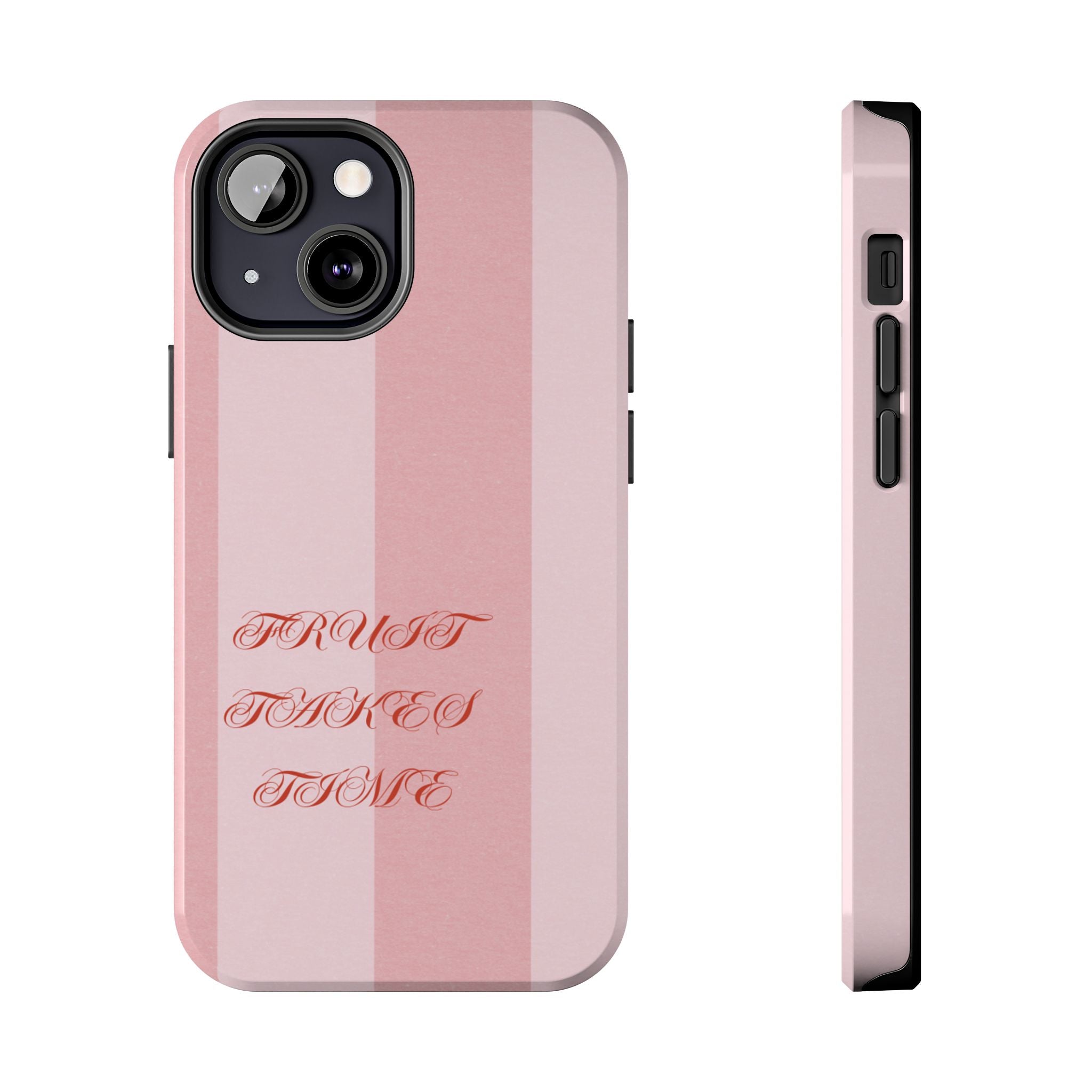 Soft Pink Fruit Takes Time Phone Case