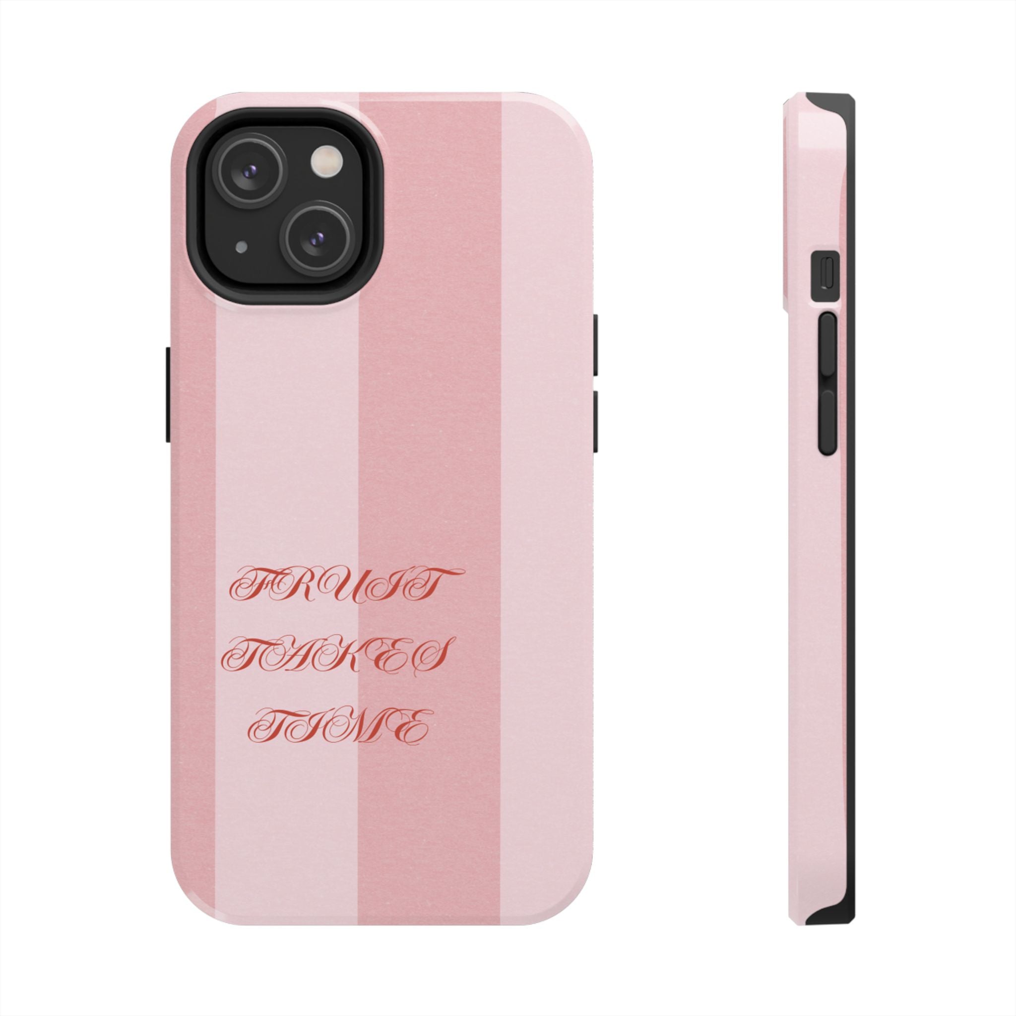Soft Pink Fruit Takes Time Phone Case