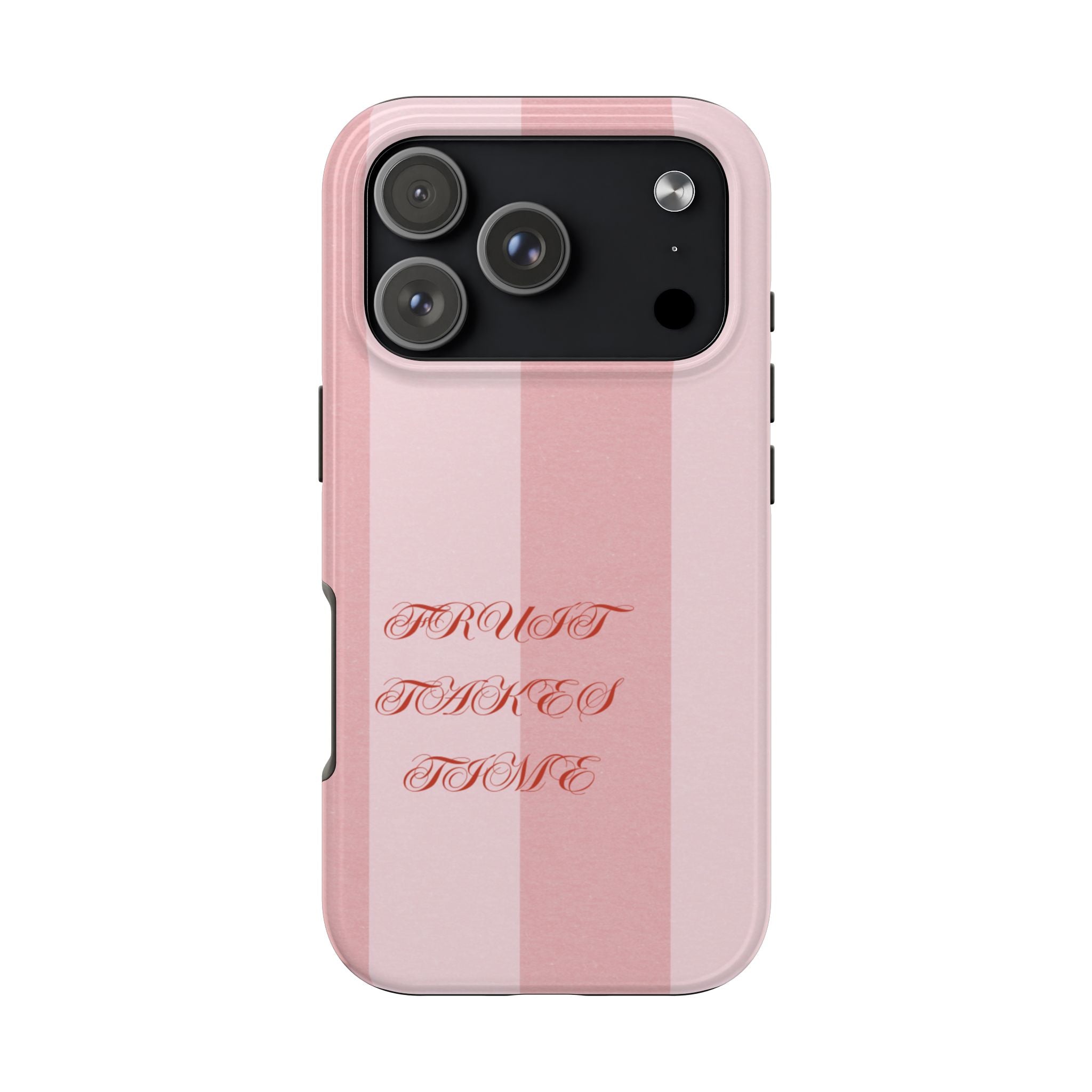 Soft Pink Fruit Takes Time Phone Case
