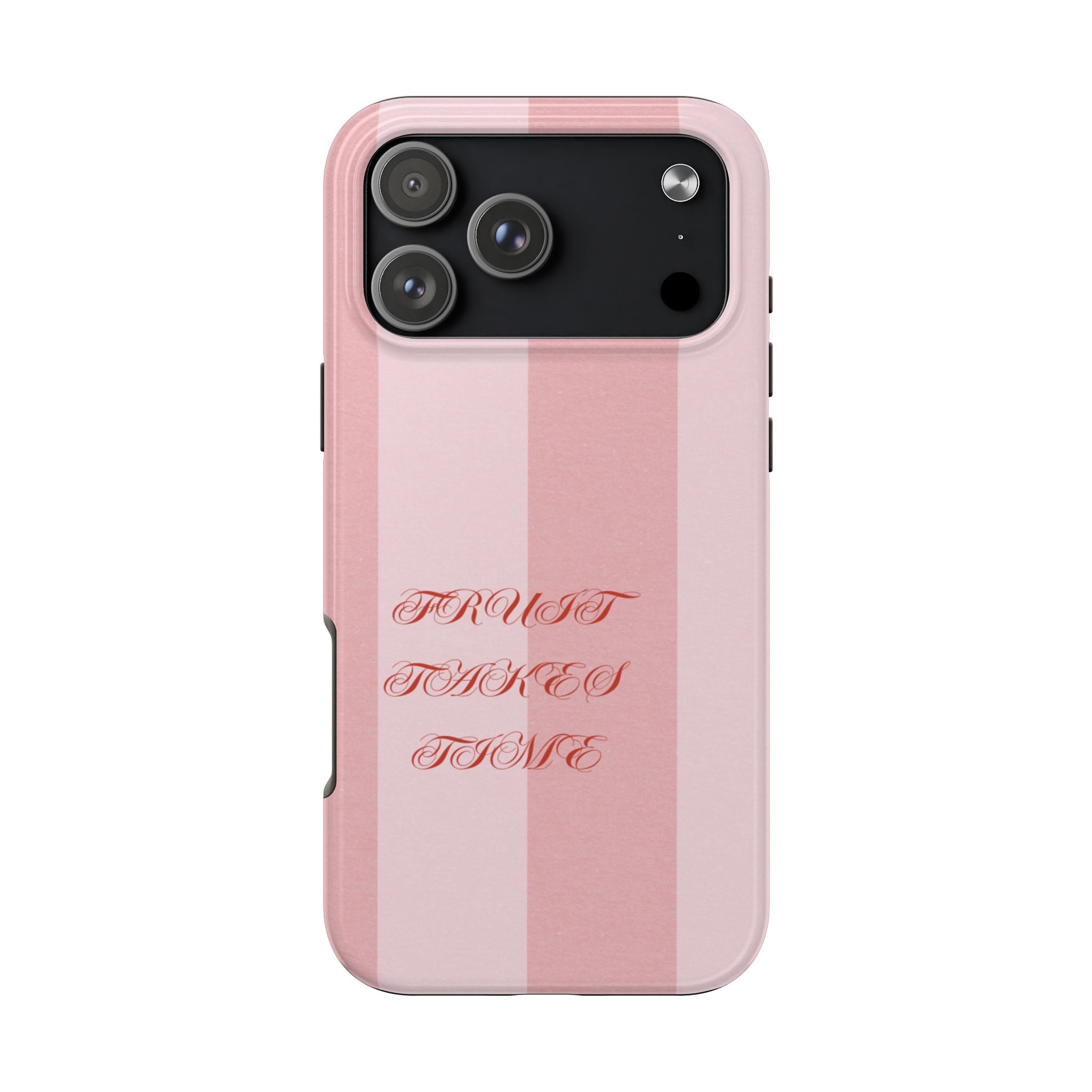 Soft Pink Fruit Takes Time Phone Case