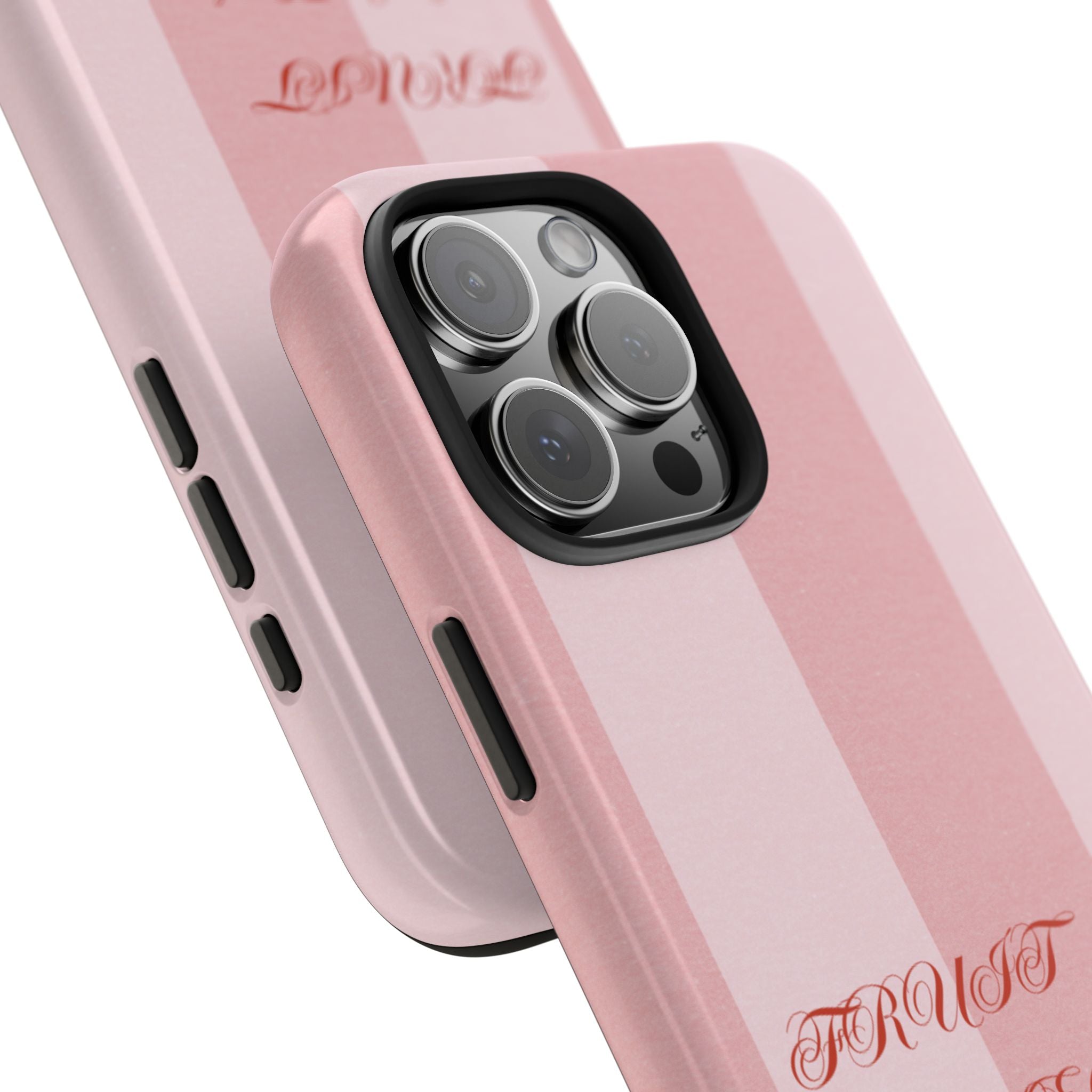 Soft Pink Fruit Takes Time Phone Case