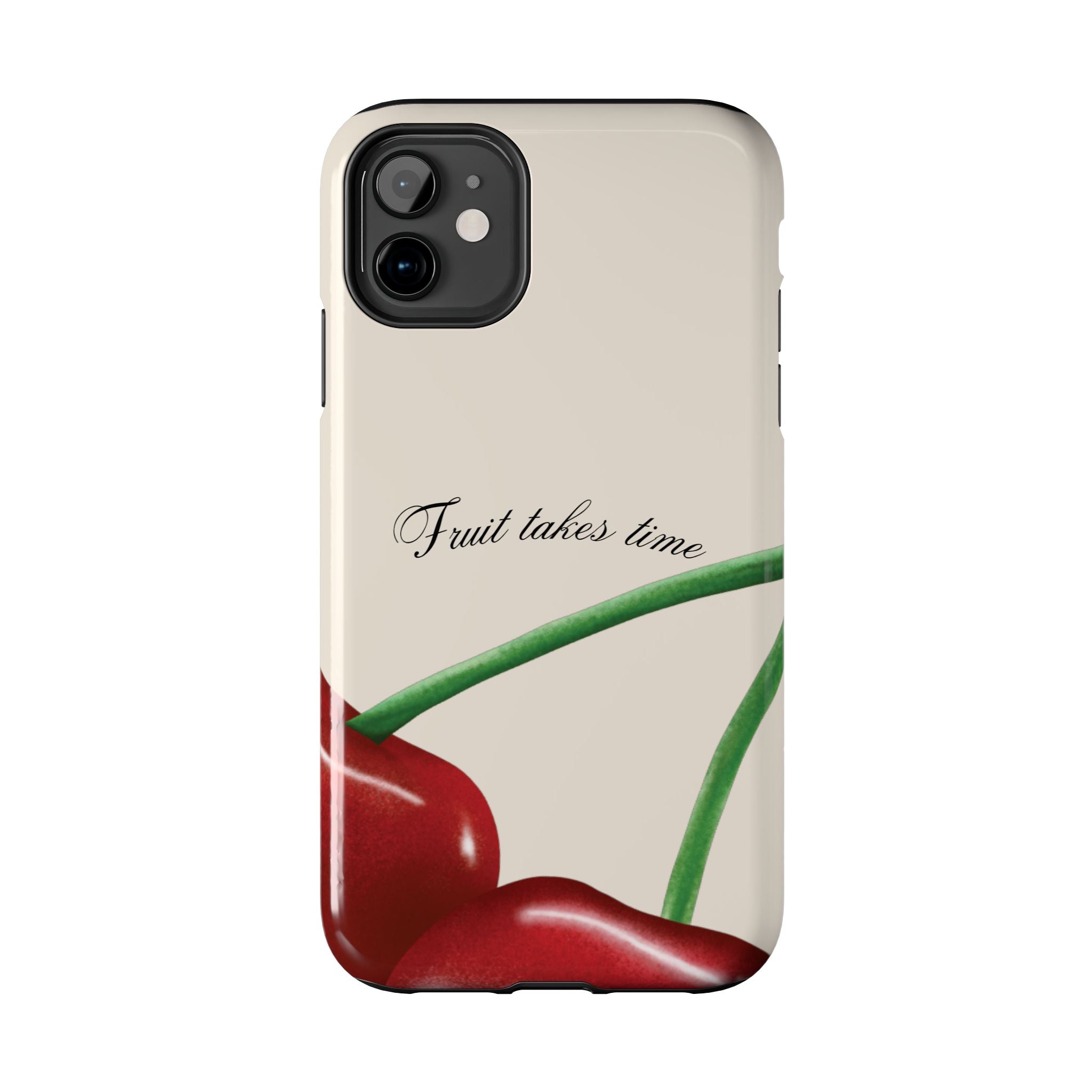 Soft Cherry Fruit Takes Time Phone Case