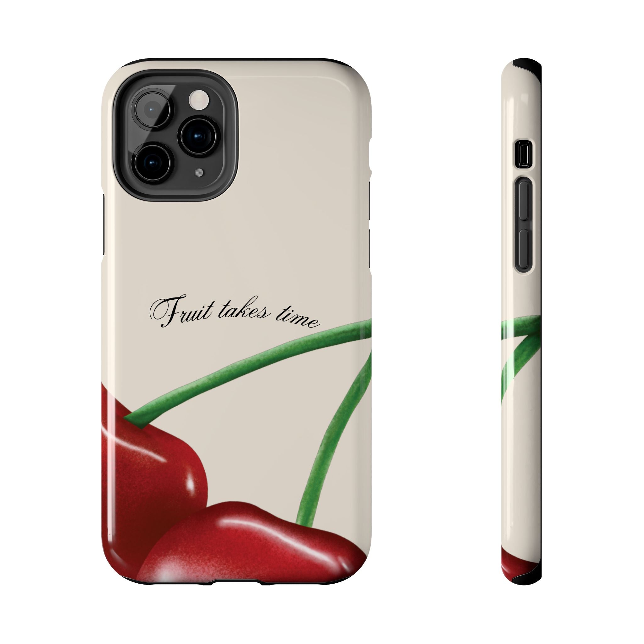 Soft Cherry Fruit Takes Time Phone Case