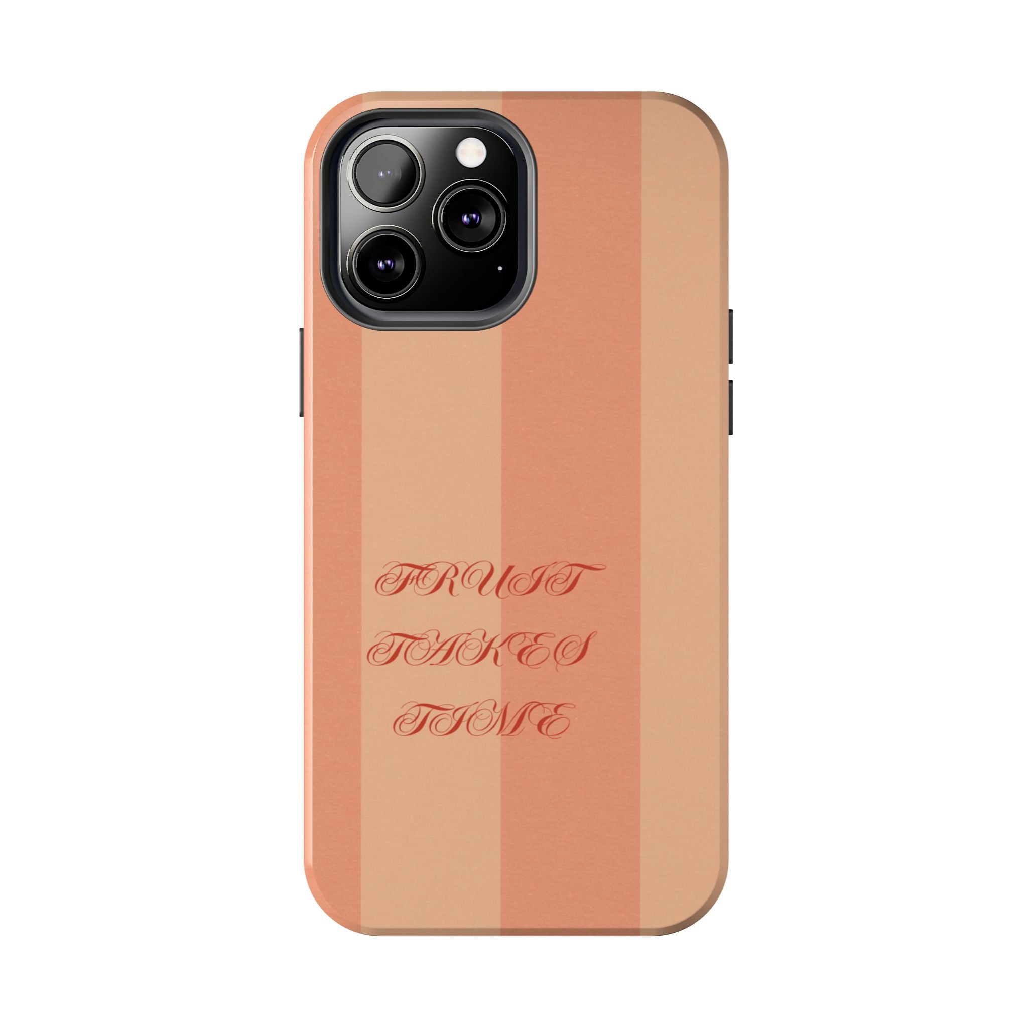 Muted Terracotta Fruit Takes Time Phone Case