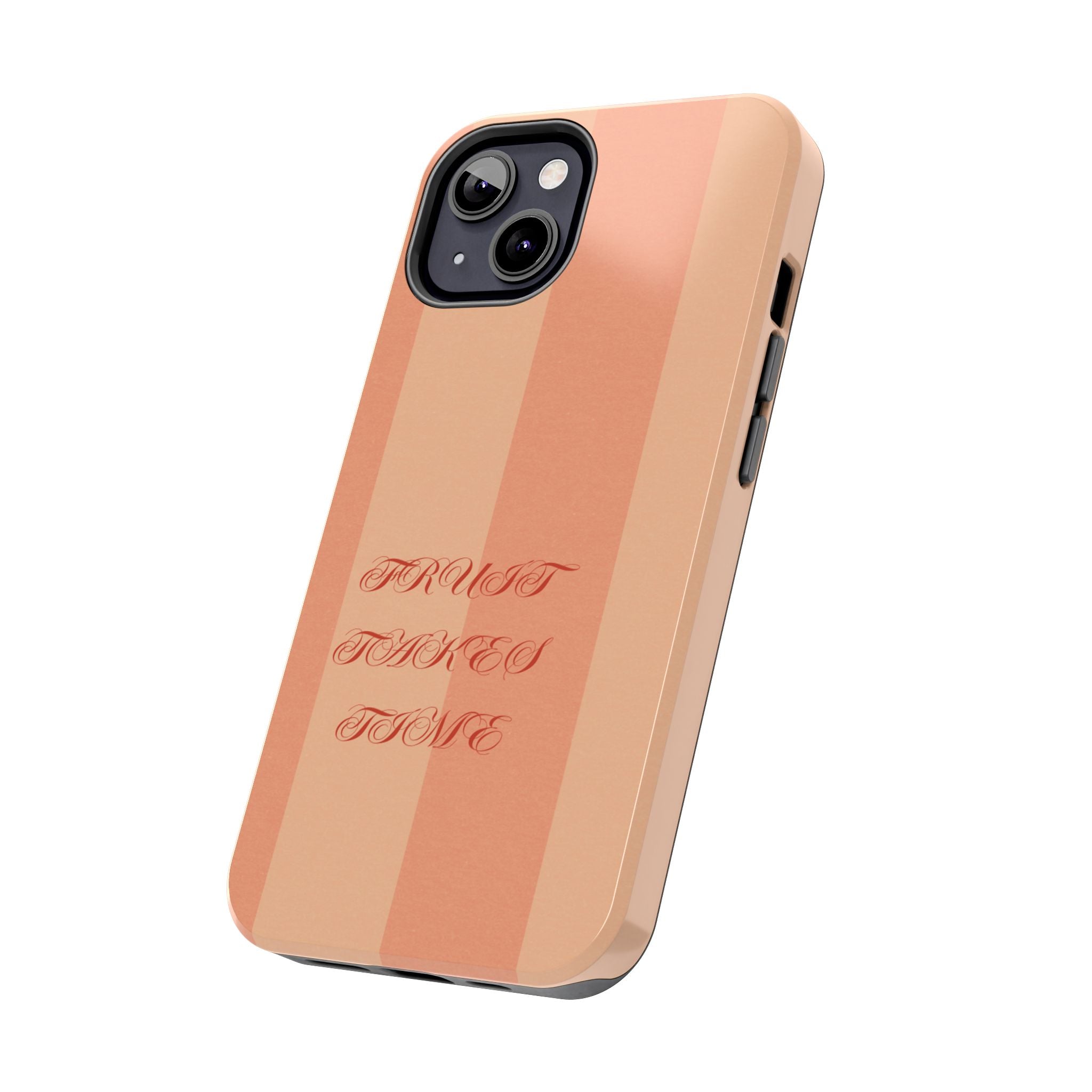 Muted Terracotta Fruit Takes Time Phone Case