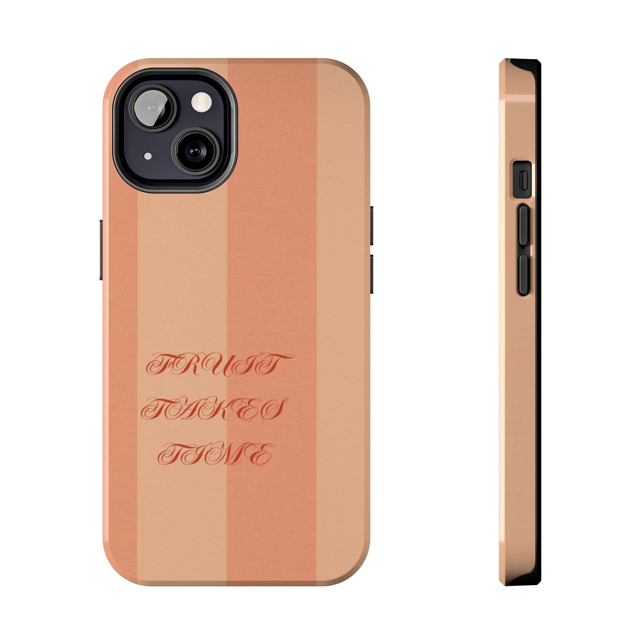 Muted Terracotta Fruit Takes Time Phone Case