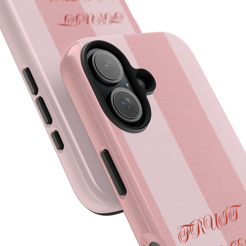 Soft Pink Fruit Takes Time Phone Case