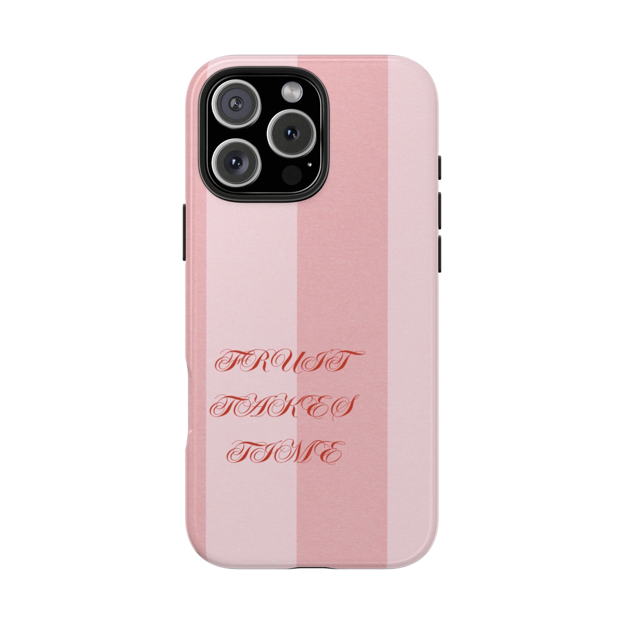 Soft Pink Fruit Takes Time Phone Case
