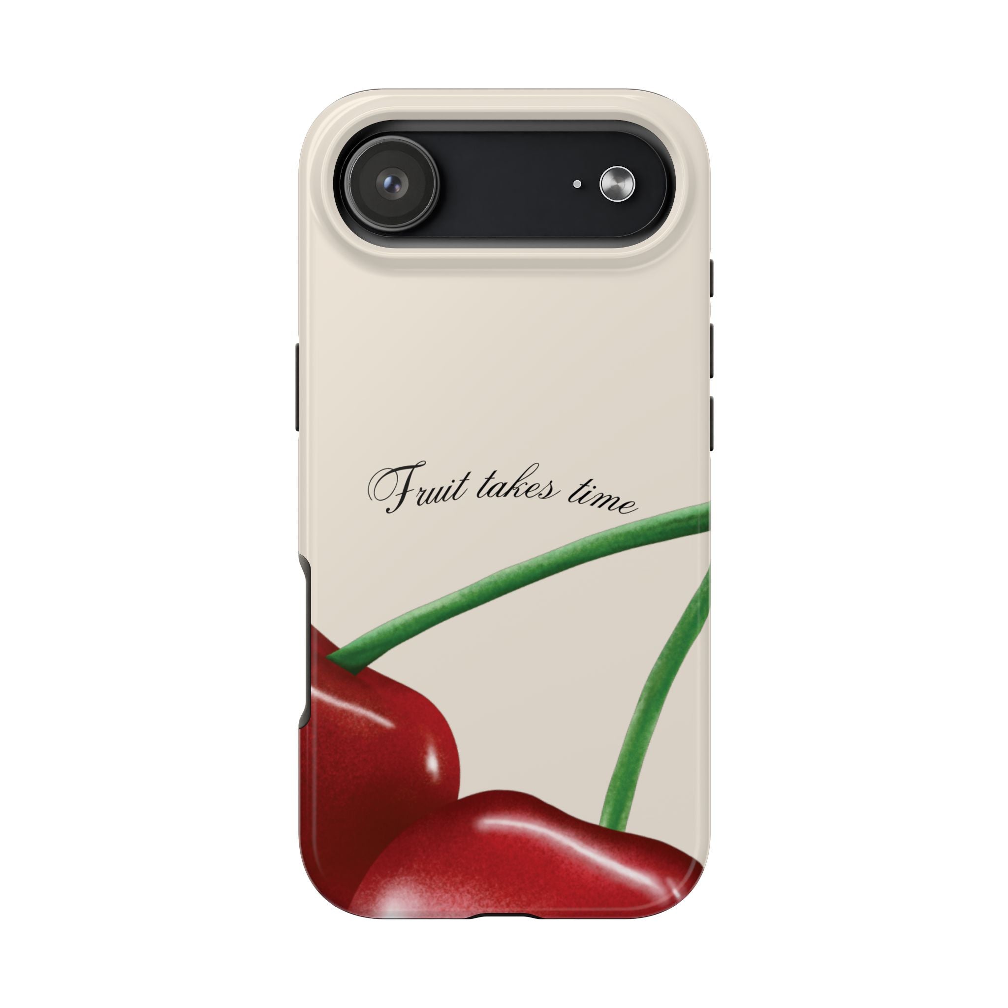 Soft Cherry Fruit Takes Time Phone Case