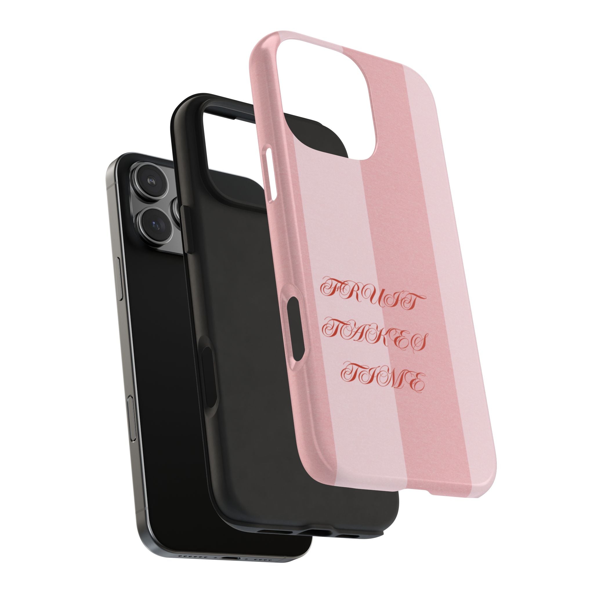 Soft Pink Fruit Takes Time Phone Case