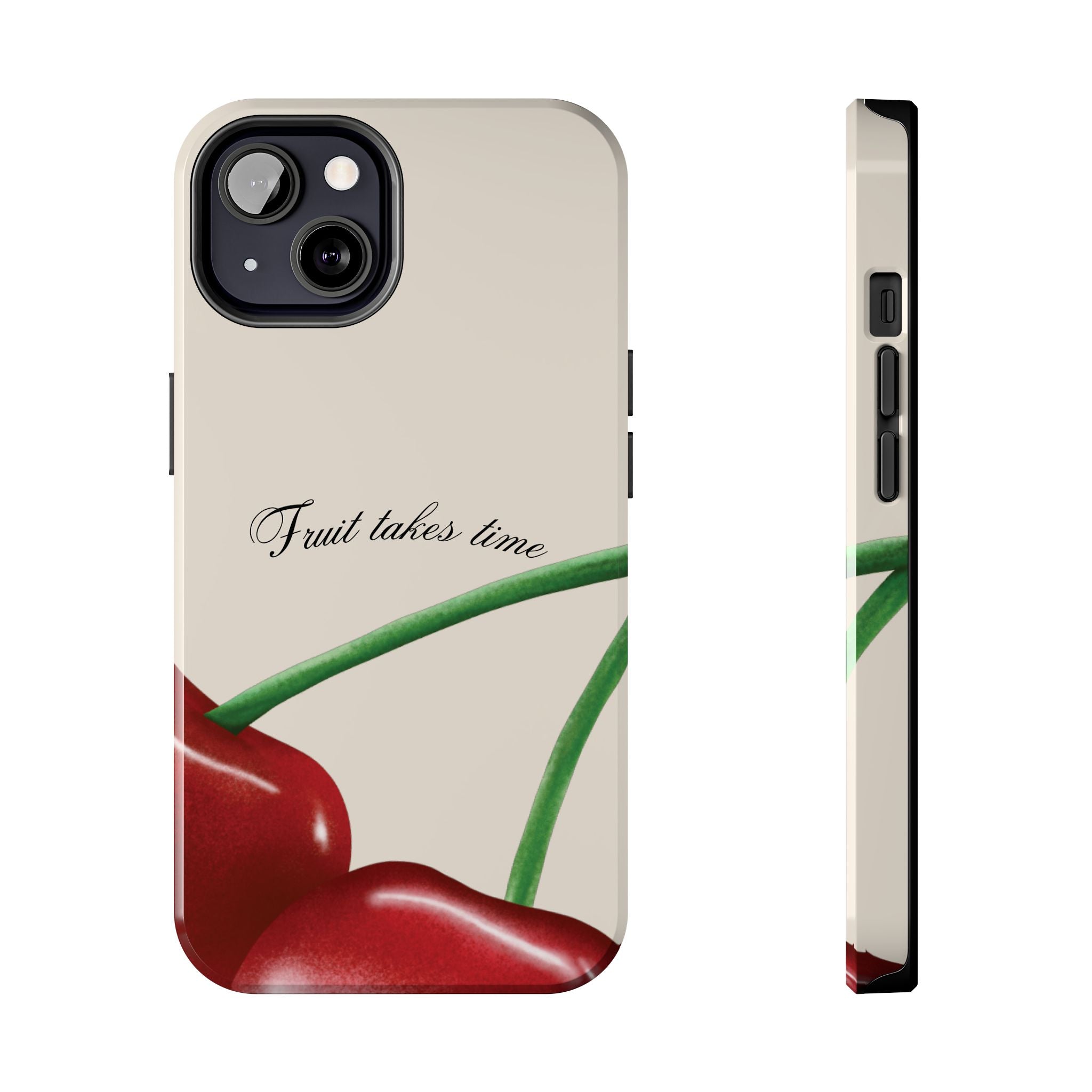 Soft Cherry Fruit Takes Time Phone Case