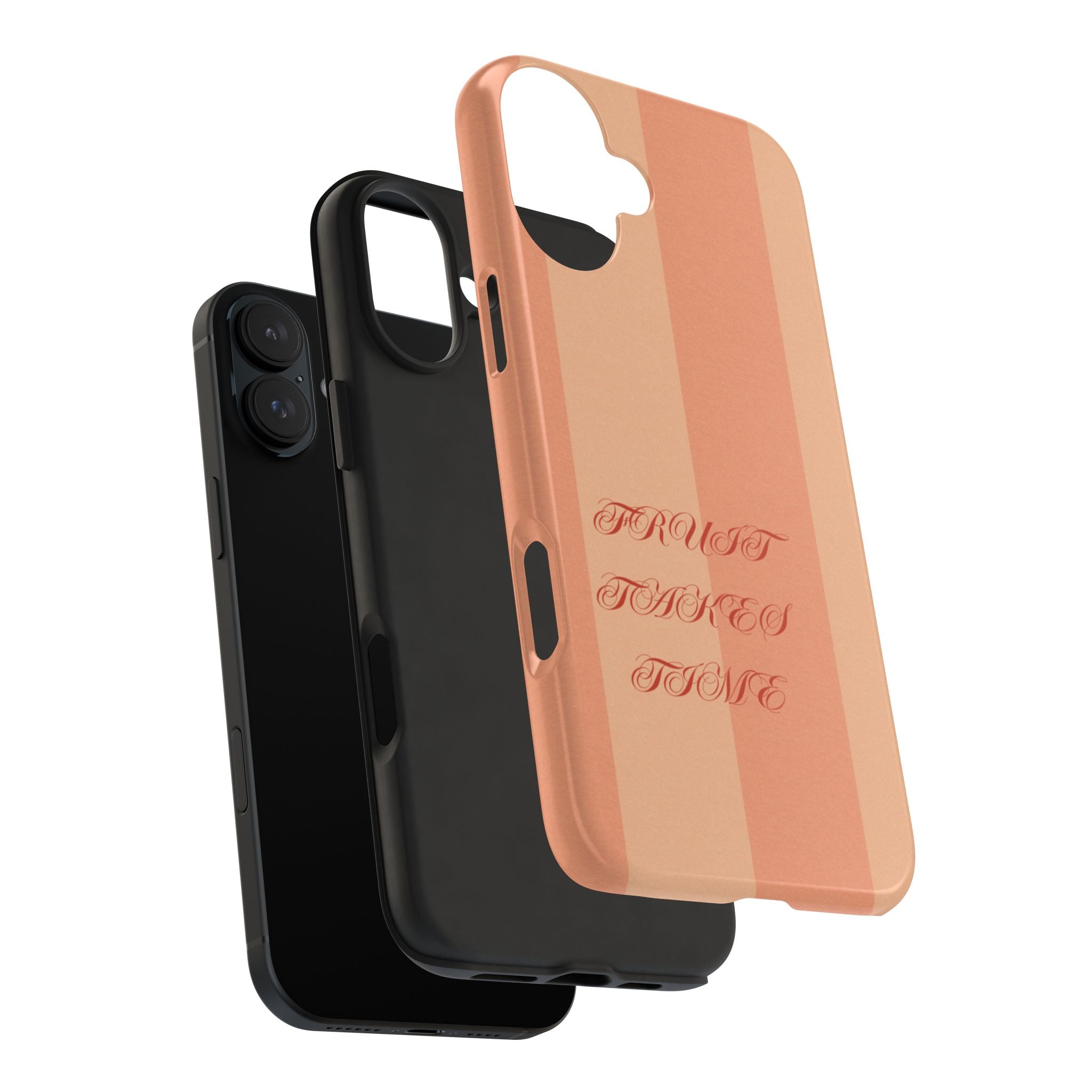 Muted Terracotta Fruit Takes Time Phone Case